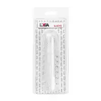 Фото TOYFA Basic Насадка на пенис рельефная TOYFA Basic, TPE, прозрачный, 13,5 см