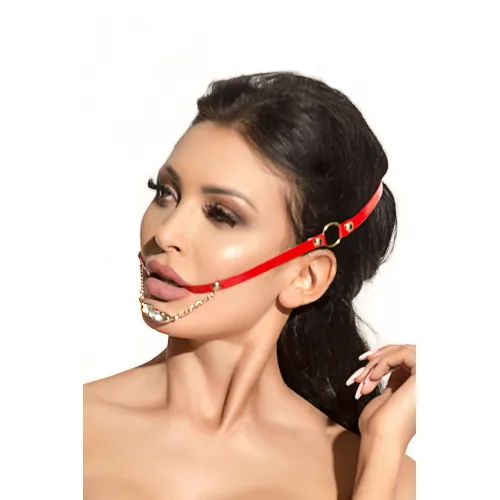 Изображение Me Seduce, Польша Уздечка декоративная Me Seduce Queen of hearts, красная, OS