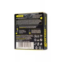 Изображение GANZO Презервативы Ganzo, extase, латекс, точечные, ребристые, анатомичные, 18 см, 5,2 см, 3 шт.