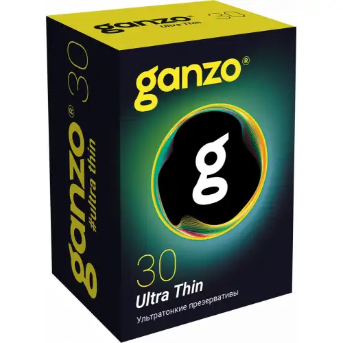 GANZO Презервативы Ganzo №30 Ultra Thin ультратонкие