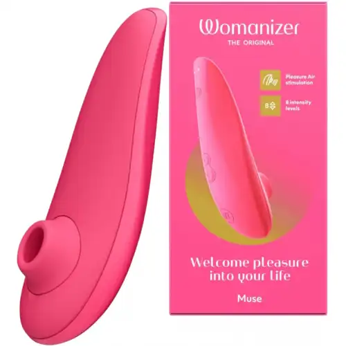 Womanizer, Германия Бесконтактный стимулятор клитора Womanizer Muse Pink Rose Womanizer, Германия Бесконтактный стимулятор клитора Womanizer Muse Pink Rose