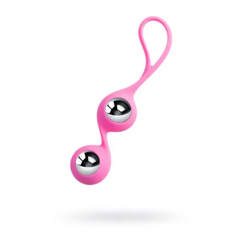 Фото Leroina Вагинальные шарики LEroina Futa, силикон, розовый, 11 см, Ø 1,9 см, 63 г