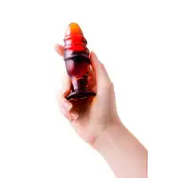 Изображение Sexus Glass Анальная втулка Sexus Glass, стекло, коричневая, 12,5 см, Ø 4 см