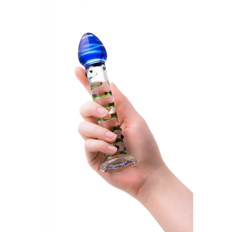 Изображение Sexus Glass Нереалистичный фаллоимитатор Sexus Glass, стекло, прозрачный, 18 см