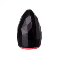 TOYFA Basic Перезаряжаемый мастурбатор Magma с подогревом, силикон, черный, 12 см (в пакете)