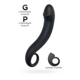 Анальный стимулятор POPO Pleasure by TOY Dorado, водонепроницаемый, силикон, черный, 18 см, Ø 3,5 см