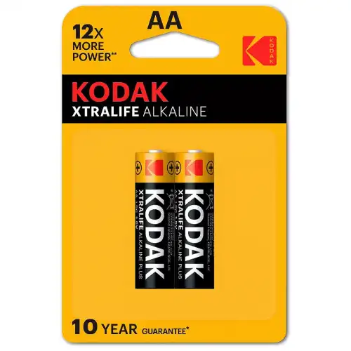 Фото  Батарейки Kodak Alkaline пальчиковые AA 2 шт