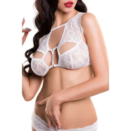 Бралетт кружевной Erolanta, белый (50-52)