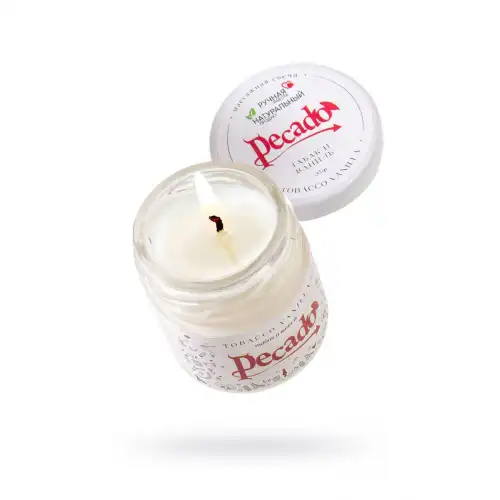 PECADO B.D.S.M Массажная свеча Pecado BDSM, Tobacco Vanilla 35мл. — купить в Минске Изображение PECADO B.D.S.M Массажная свеча Pecado BDSM, Tobacco Vanilla 35мл.