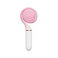 Вибратор с вакуумным стимулятором OTOUCH Lollipop Dual Stimulation, силикон, бело-розовый, 20 см — купить в Минске Фото Вибратор с вакуумным стимулятором OTOUCH Lollipop Dual Stimulation, силикон, бело-розовый, 20 см