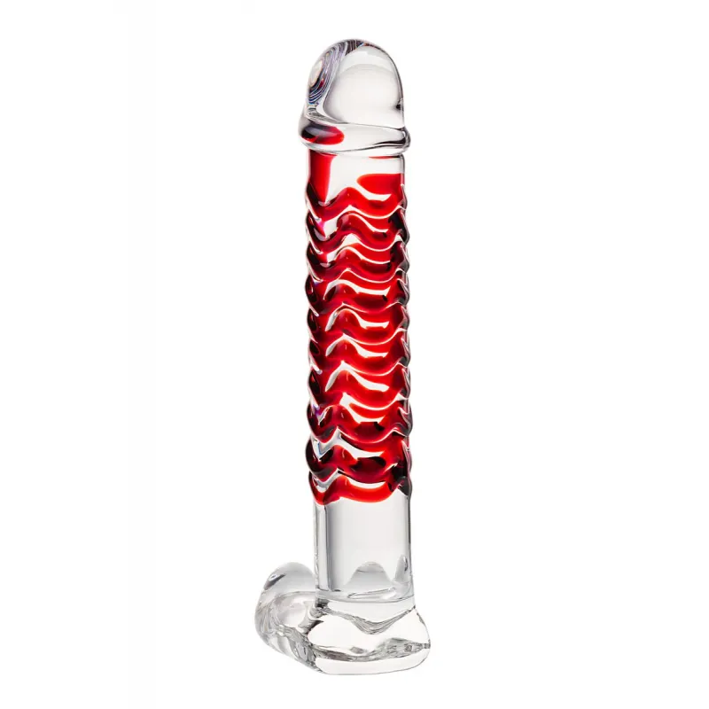 Изображение Sexus Glass Нереалистичный фаллоимитатор Sexus Glass, стекло, прозрачный, 16 см