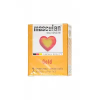 Изображение Masculan Презервативы Masculan 5 Ultra , 3шт Золотого цвета (Аромат ваниль)
