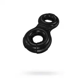 Виброкольцо на пенис Bathmate Eight, elastomex, черное, Ø4-5 см