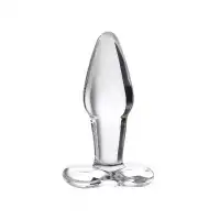 Изображение Sexus Glass Анальная втулка Sexus Glass, стекло, прозрачная, 10,5 см, Ø 3,5 см