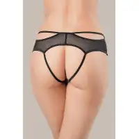 Изображение Waname Apparel Эротические трусики Waname Lust черные (46-48) в пакете