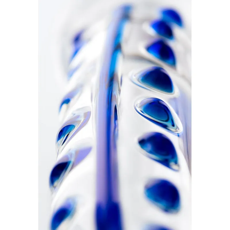 Фото Sexus Glass Двусторонний фаллоимитатор Sexus Glass, стекло, прозрачный, 20 см