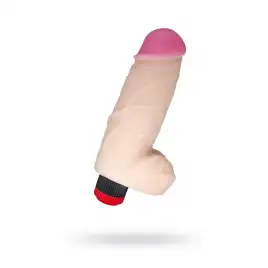 Вибромассажёр-реалистик ANDROID Long LoveToy, TPR, телесный, 17 см