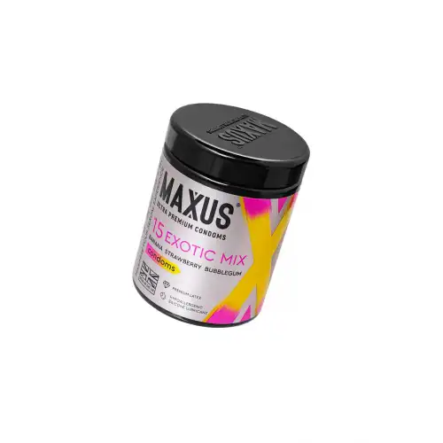 Фото Maxus Презервативы Maxus EXOTIC MIX,  латекс, ароматизированные 15 шт.