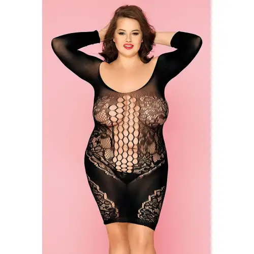 Candy Girl, Гонконг Платье-сетка и стринги Candy Girl Merimba, нейлон, черный, 2XL — купить в Минске Фото Candy Girl, Гонконг Платье-сетка и стринги Candy Girl Merimba, нейлон, черный, 2XL