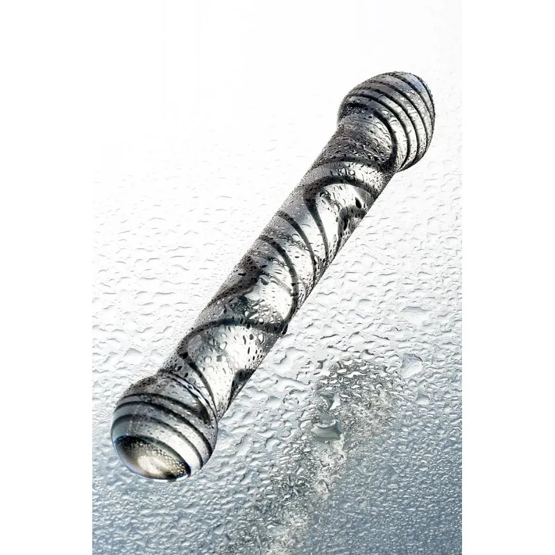 Изображение Sexus Glass Двусторонний фаллоимитатор Sexus Glass, стекло, прозрачный, 20,5 см