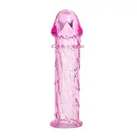 Фото TOYFA Basic Насадка на пенис TOYFA Basic, TPE, розовый, 12,5 см