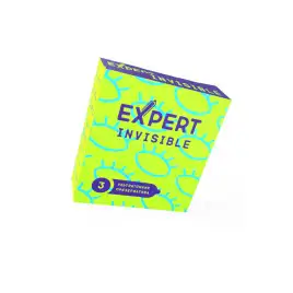 Презервативы EXPERT Invisible, ультратонкие, 3шт