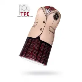 Мастурбатор MAGIC EYES Uniforms NUDE blazer R, TPE, белый, 17 см