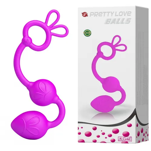 Фото Pretty Love, Китай Анально-вагинальные бусы с двумя звеньями Pretty Love Balls