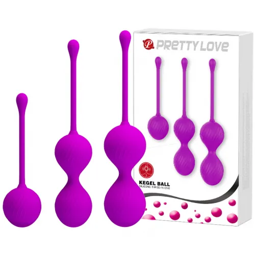 Фото Pretty Love, Китай Набор вагинальных шариков со смещенным центром тяжести Pretty Love