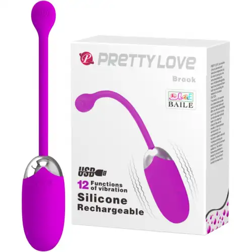 Pretty Love, Китай Классическое перезаряжаемое виброяйцо Pretty Love Brook — купить в Минске Фото Pretty Love, Китай Классическое перезаряжаемое виброяйцо Pretty Love Brook