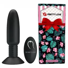 Анальная вибровтулка с ротацией и беспроводным управлением Pretty Love