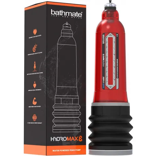 Изображение Bathmate, Великобритания Гидропомпа Bathmate HydroMax8 Brilliant красная