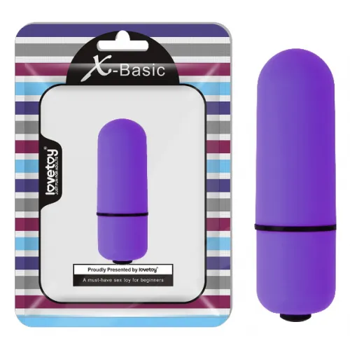 Изображение Lovetoy, Китай Фиолетовая вибропуля с 10 режимами вибрации X-Basic Lovetoy