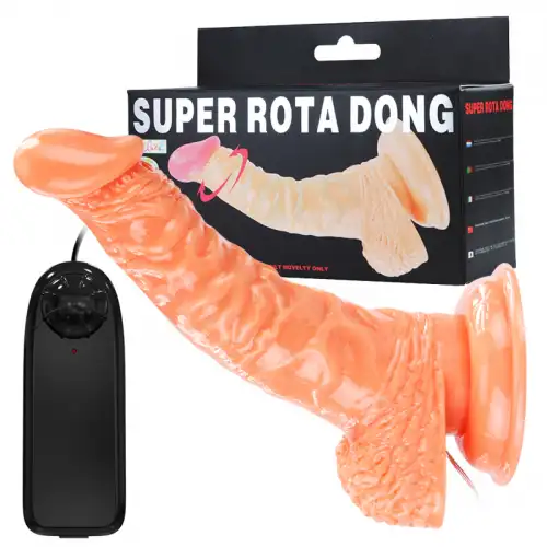 Изображение Baile, Китай Фаллос с изгибом и ротацией на присоске Super Rota Dong 19 см
