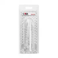 Фото TOYFA Basic Насадка на пенис с дополнительной стимуляцией TOYFA Basic, TPE, прозрачный, 13 см