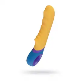 Нереалистичный вибратор PMV Tone - G-Spot, силикон, желтый, 23 см
