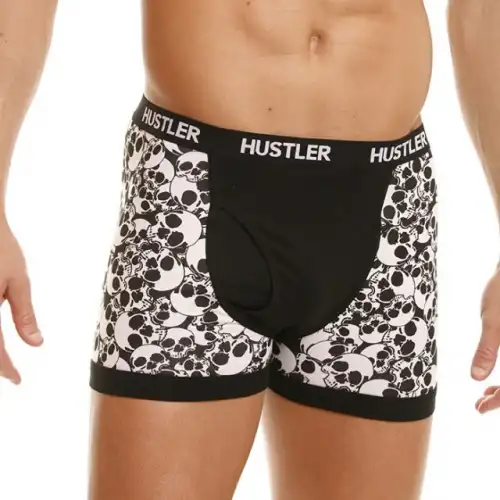 Изображение Hustler-lingerie Мужские боксеры Hustler с принтом из черепов XL
