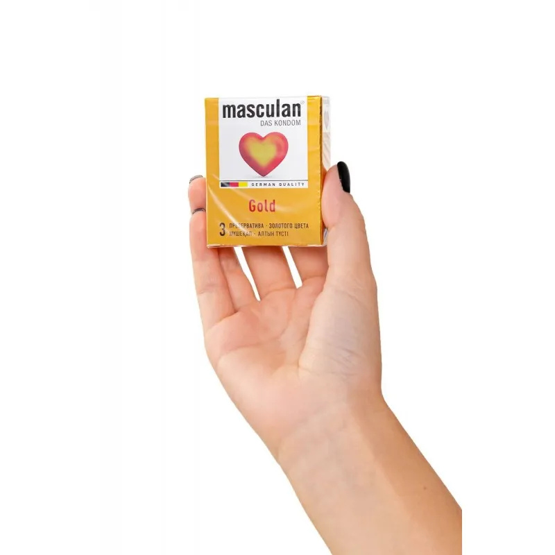 Изображение Masculan Презервативы Masculan 5 Ultra , 3шт Золотого цвета (Аромат ваниль)