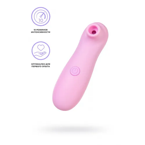 Изображение Eromantica, Россия Вакуум-волновой стимулятор клитора Eromantica Jummy, пластик, розовый, 12,5 см