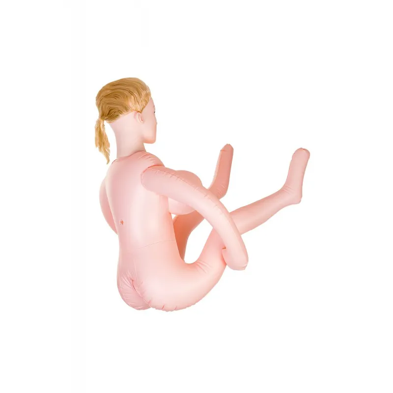 Изображение Dolls-X by TOYFA Кукла надувная Dolls-X by TOYFA Liliana с реалистичной головой, блондинка, с двумя отверстиями