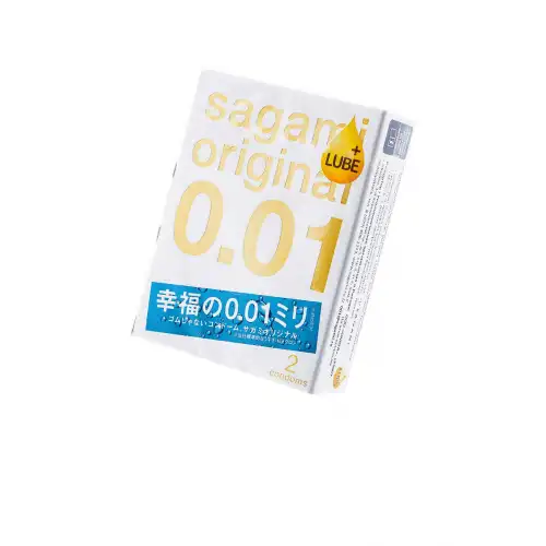 Презервативы Sagami, original 0.01, полиуретан, EXTRA LUB, 2 шт. — купить в Минске Фото Презервативы Sagami, original 0.01, полиуретан, EXTRA LUB, 2 шт.