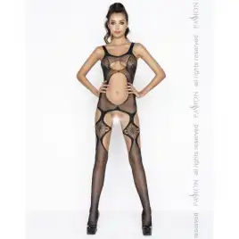Черный роскошный кружевной кэтсьюит BS039 S/L