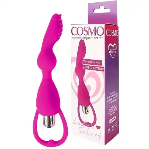 Фото  Рельефный вибростимулятор для зоны G Cosmo Ladys Secret