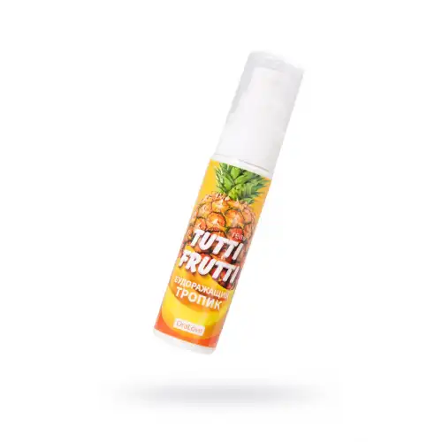 Биоритм, Россия Съедобная гель-смазка TUTTI-FRUTTI для орального секса со вкусом экзотических фруктов 30г — купить в Минске Изображение Биоритм, Россия Съедобная гель-смазка TUTTI-FRUTTI для орального секса со вкусом экзотических фруктов 30г