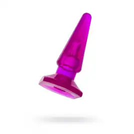 Анальная втулка TOYFA Basic, PVC, фиолетовый, 9,5 см