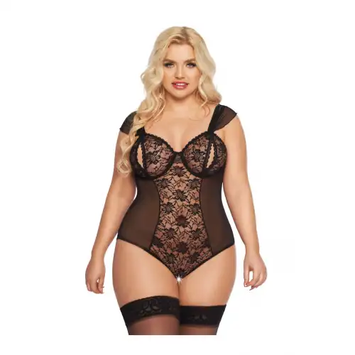 Изображение SoftLine Collection, Польша Боди SoftLine Collection Dora, черный, XL