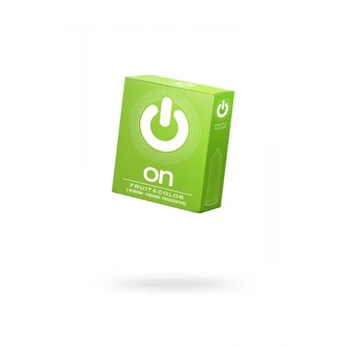 Фото On Презервативы ON) Fruit & Color №3 - цветные/ароматизированные (ширина 54mm)