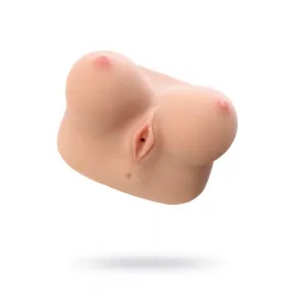 Мастурбатор реалистичный KOKOS Juliana Breast с вибрацией и ротацией, TPR, телесный, 20 см