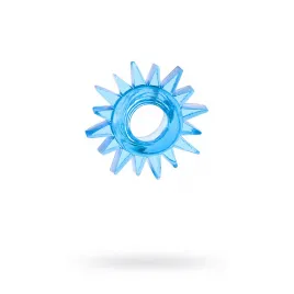 Эрекционное кольцо на пенис TOYFA Basic, TPE, синий