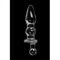 Фото Sexus Glass Анальная втулка Sexus Glass, стекло, прозрачная, 17 см, Ø 3,5 см